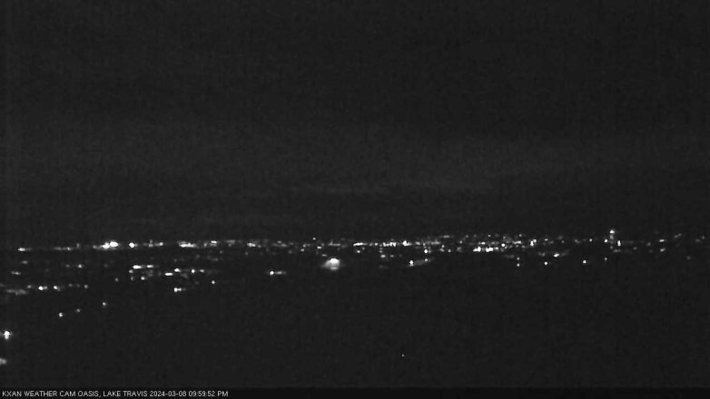 Lake Travis webcam, March 8, 2024 10:00 PM CT