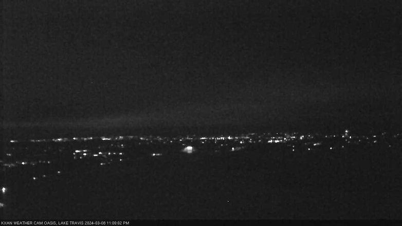Lake Travis webcam, March 8, 2024 11:00 PM CT