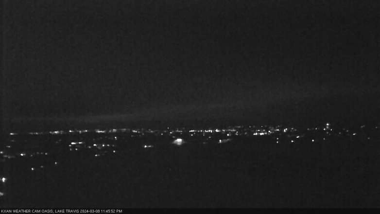 Lake Travis webcam, March 8, 2024 11:45 PM CT