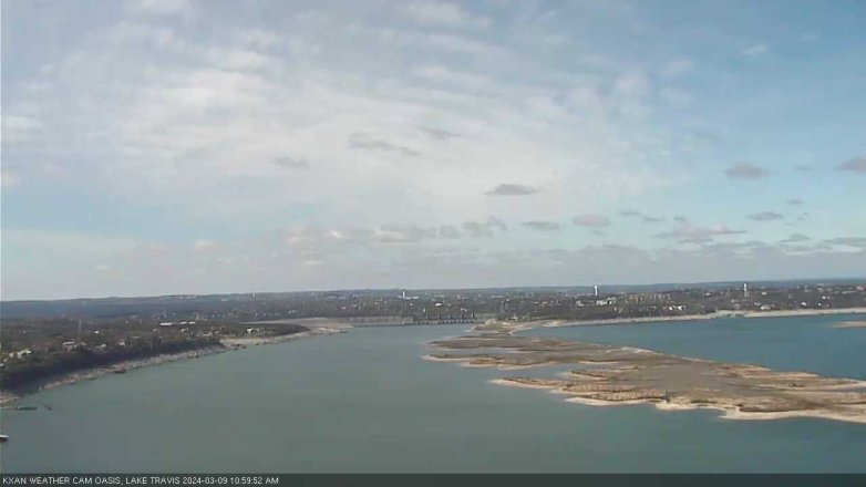 Lake Travis webcam, March 9, 2024 11:00 AM CT