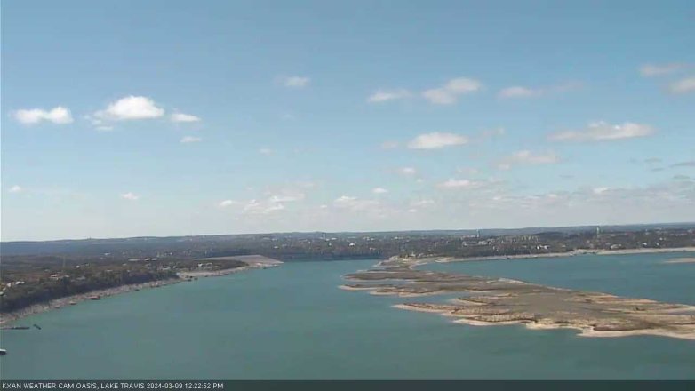Lake Travis webcam, March 9, 2024 12:25 PM CT
