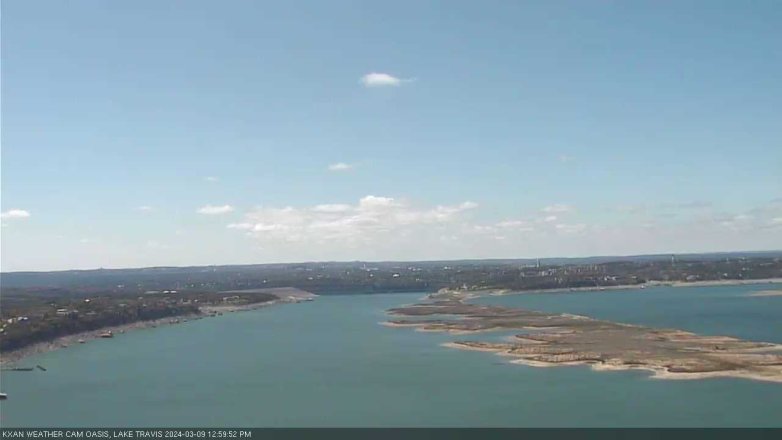 Lake Travis webcam, March 9, 2024 1:00 PM CT
