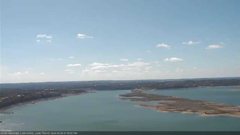 Lake Travis webcam, March 9, 2024 2:00 PM CT