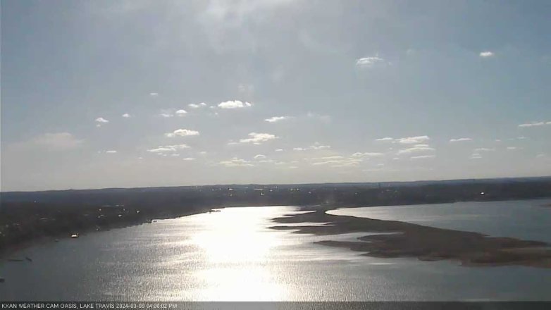 Lake Travis webcam, March 9, 2024 4:00 PM CT