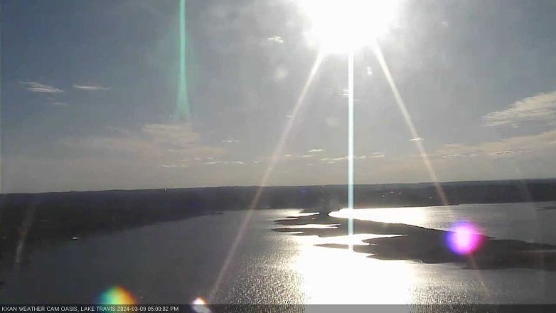 Lake Travis webcam, March 9, 2024 5:00 PM CT