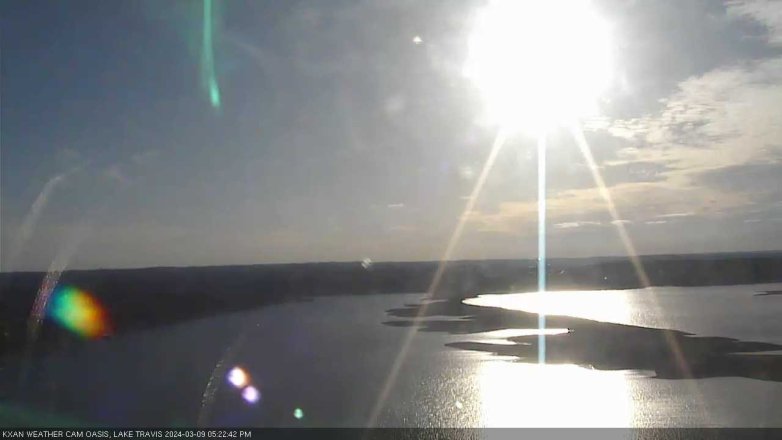 Lake Travis webcam, March 9, 2024 5:25 PM CT