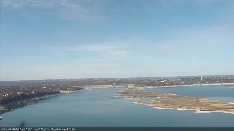 Lake Travis webcam, March 10, 2024 10:45 AM CT