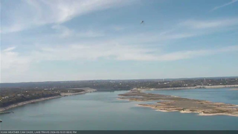 Lake Travis webcam, March 10, 2024 1:00 PM CT