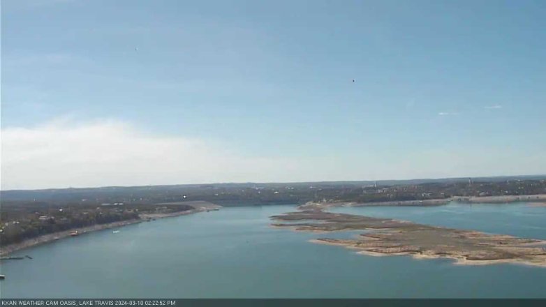 Lake Travis webcam, March 10, 2024 2:25 PM CT