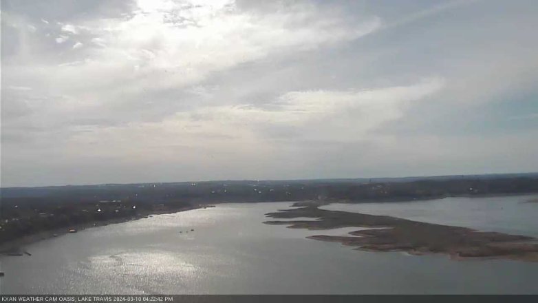 Lake Travis webcam, March 10, 2024 4:25 PM CT