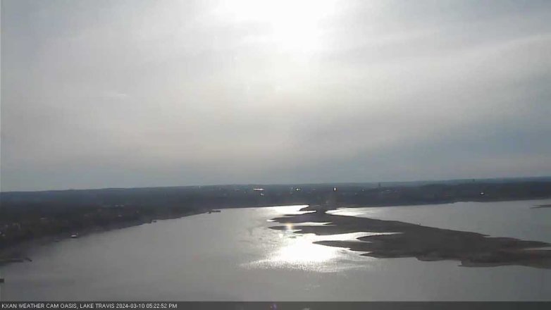 Lake Travis webcam, March 10, 2024 5:25 PM CT