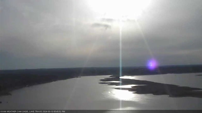 Lake Travis webcam, March 10, 2024 5:45 PM CT