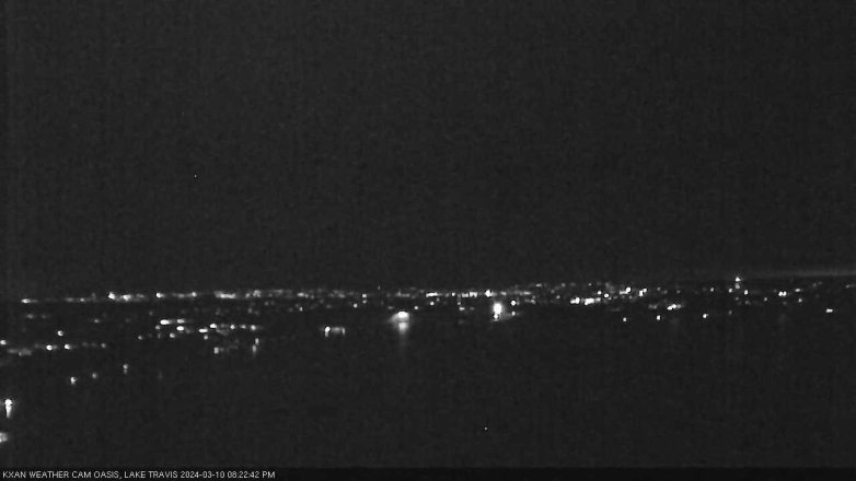Lake Travis webcam, March 10, 2024 8:25 PM CT