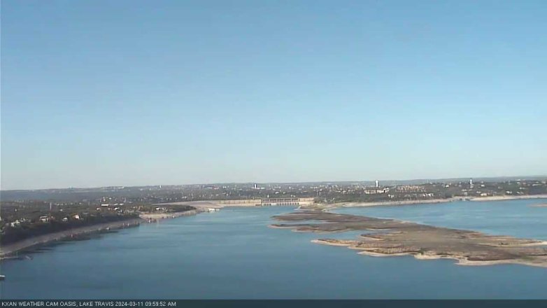 Lake Travis webcam, March 11, 2024 10:00 AM CT