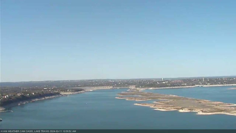 Lake Travis webcam, March 11, 2024 11:00 AM CT