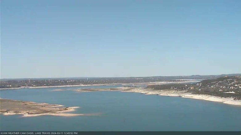 Lake Travis webcam, March 11, 2024 12:45 PM CT