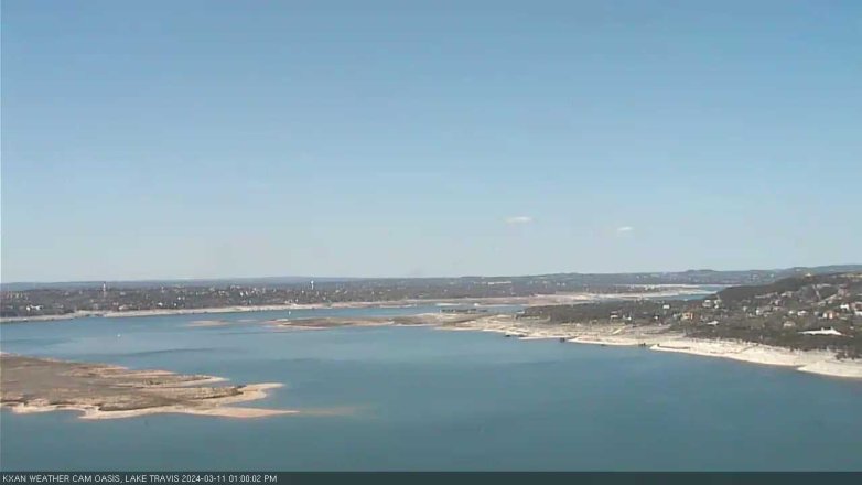 Lake Travis webcam, March 11, 2024 1:00 PM CT