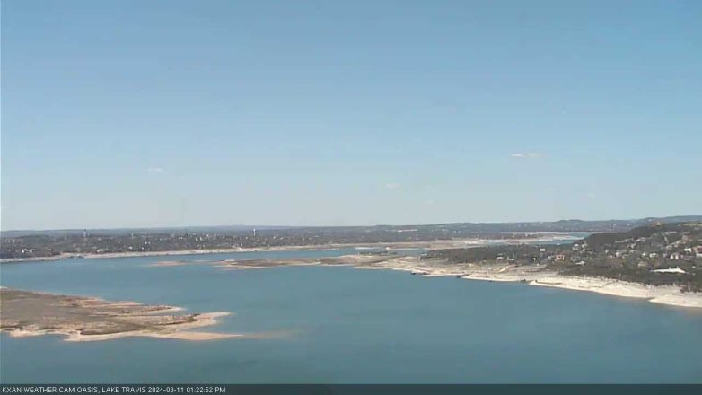 Lake Travis webcam, March 11, 2024 1:25 PM CT