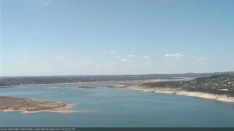 Lake Travis webcam, March 11, 2024 2:25 PM CT