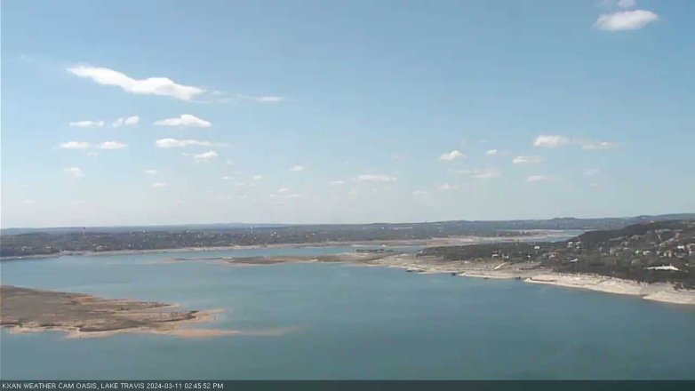 Lake Travis webcam, March 11, 2024 2:45 PM CT
