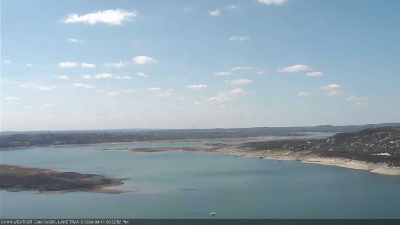 Lake Travis webcam, March 11, 2024 3:25 PM CT