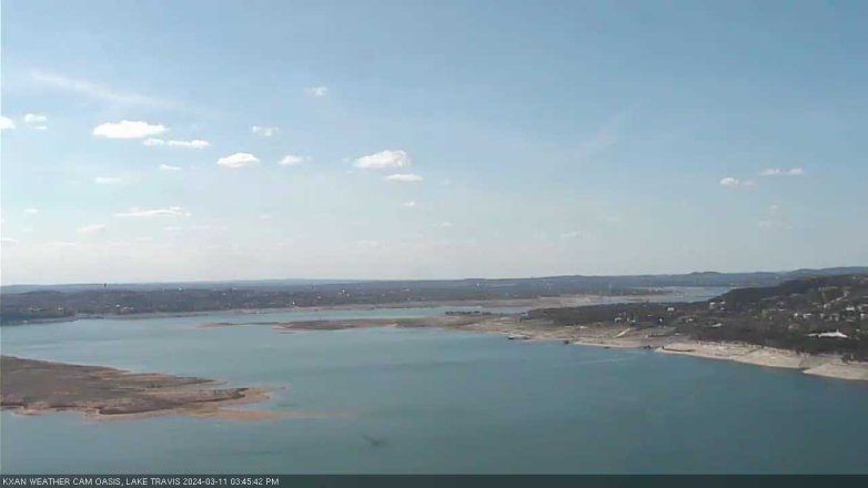 Lake Travis webcam, March 11, 2024 3:45 PM CT