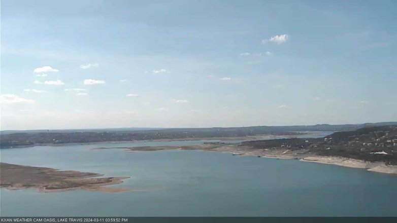 Lake Travis webcam, March 11, 2024 4:00 PM CT