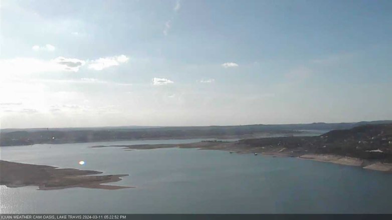 Lake Travis webcam, March 11, 2024 5:25 PM CT