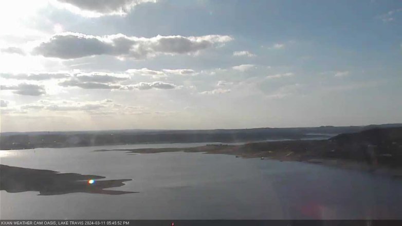 Lake Travis webcam, March 11, 2024 5:45 PM CT