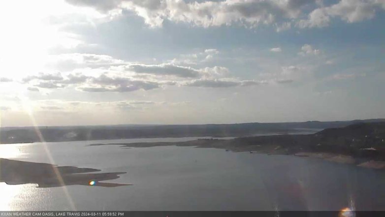 Lake Travis webcam, March 11, 2024 6:00 PM CT