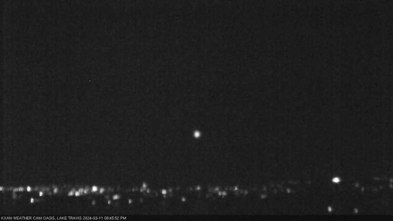 Lake Travis webcam, March 11, 2024 8:45 PM CT