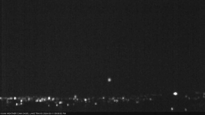Lake Travis webcam, March 11, 2024 9:00 PM CT