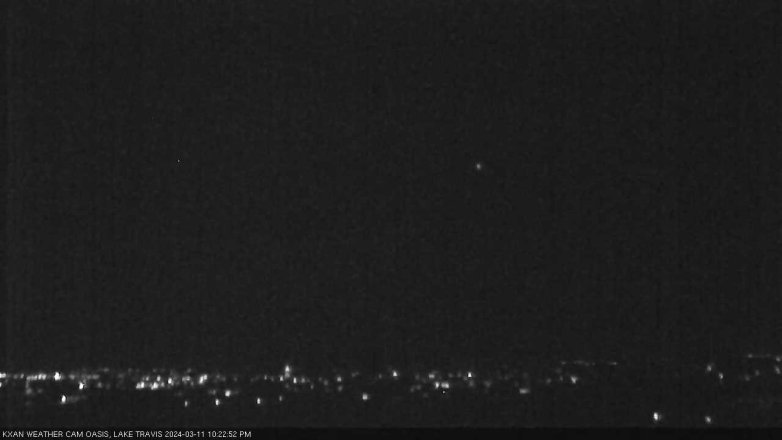 Lake Travis webcam, March 11, 2024 10:25 PM CT