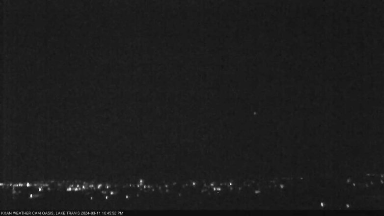 Lake Travis webcam, March 11, 2024 10:45 PM CT