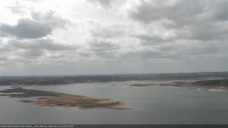 Lake Travis webcam, March 12, 2024 3:25 PM CT