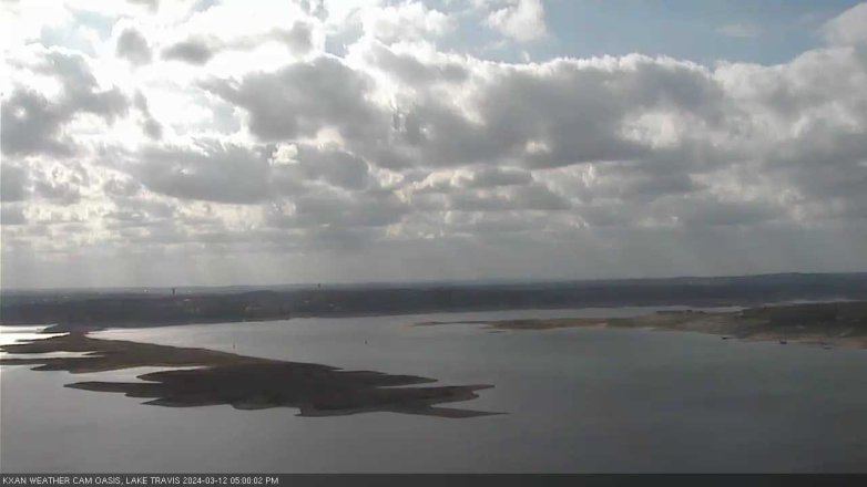 Lake Travis webcam, March 12, 2024 5:00 PM CT