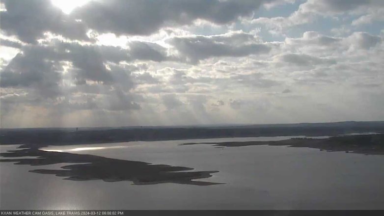Lake Travis webcam, March 12, 2024 6:00 PM CT