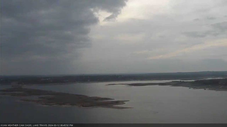 Lake Travis webcam, March 12, 2024 6:45 PM CT