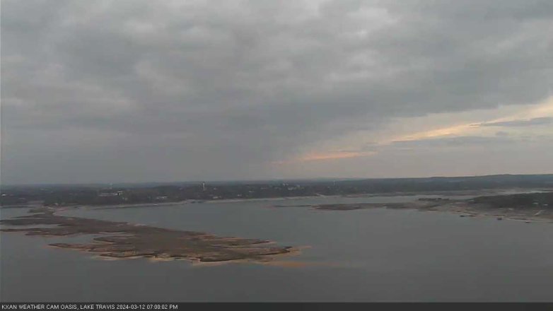 Lake Travis webcam, March 12, 2024 7:00 PM CT