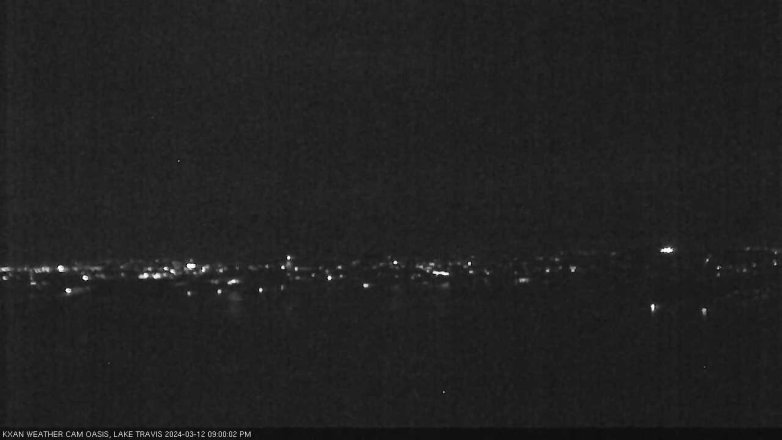 Lake Travis webcam, March 12, 2024 9:00 PM CT