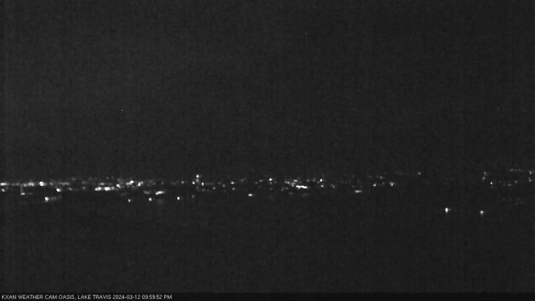 Lake Travis webcam, March 12, 2024 10:00 PM CT