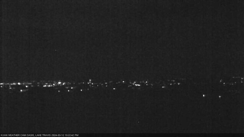 Lake Travis webcam, March 12, 2024 10:25 PM CT