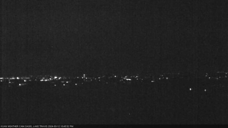 Lake Travis webcam, March 12, 2024 10:45 PM CT