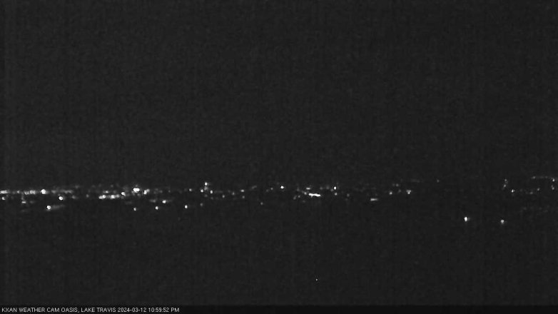 Lake Travis webcam, March 12, 2024 11:00 PM CT