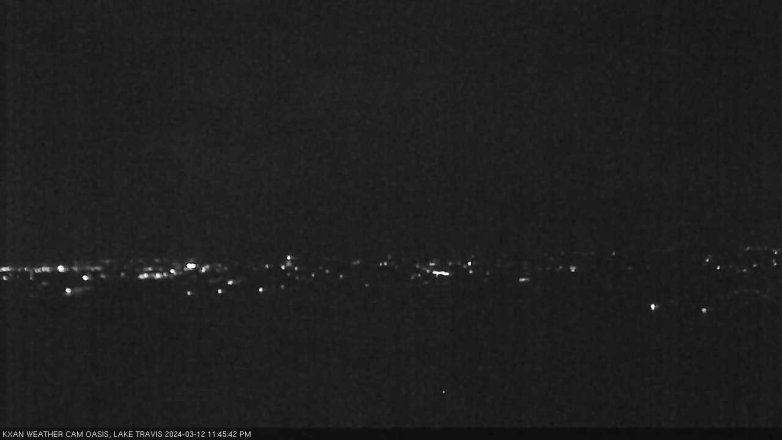 Lake Travis webcam, March 12, 2024 11:45 PM CT