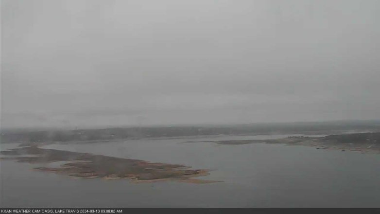 Lake Travis webcam, March 13, 2024 9:00 AM CT