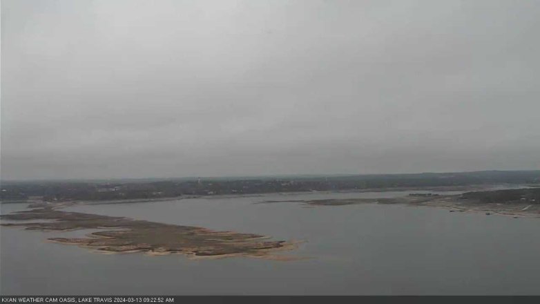 Lake Travis webcam, March 13, 2024 9:25 AM CT