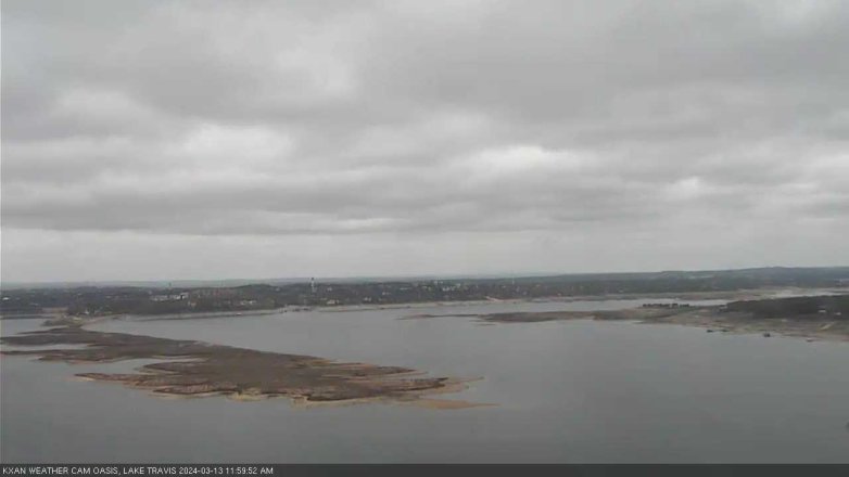 Lake Travis webcam, March 13, 2024 12:00 PM CT