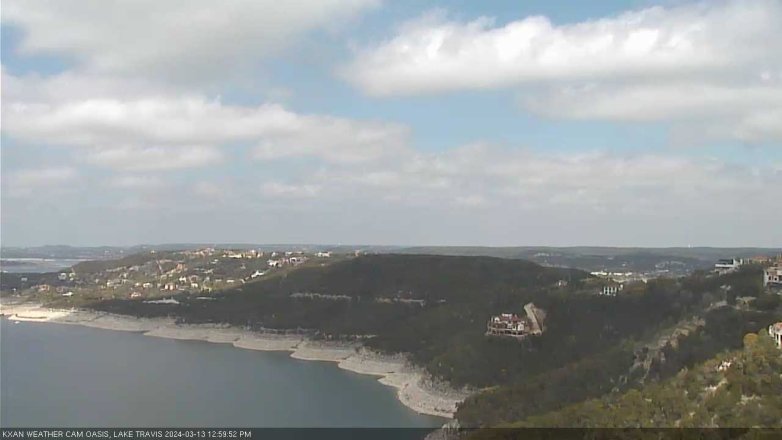 Lake Travis webcam, March 13, 2024 1:00 PM CT