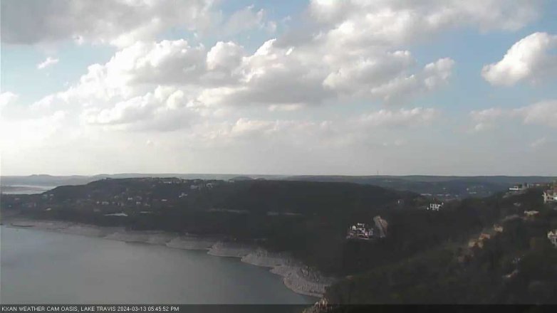Lake Travis webcam, March 13, 2024 5:45 PM CT